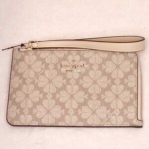 Kate Spade Clover Pattern Mini Wristlet